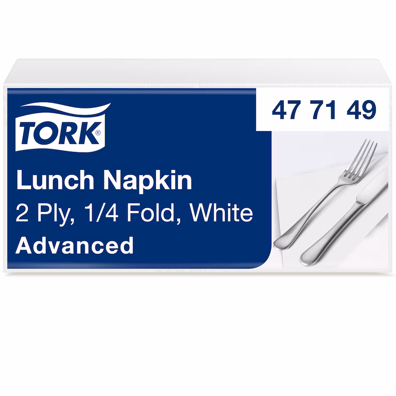 Tork 1/4 Fold Lunch Napkins